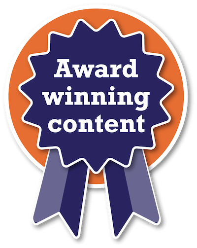 Award winning content